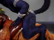 Double Penetration with Furrys 3D 13/16