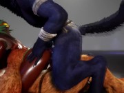 Double Penetration with Furrys 3D 15/16