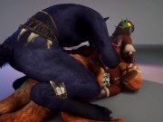 Double Penetration with Furrys 3D 6/16