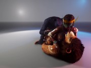 Double Penetration with Furrys 3D 7/16