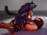 Double Penetration with Furrys 3D 9/16