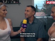 BUMSBESUCH - Huge Tits Pornstar Dana Jayn Gets Fucked By Horny Old Amateur - LETSDOEIT 3/16