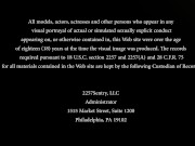 Horny beauty facialised 15/16