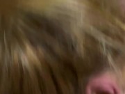 Petite blonde takes huge cock like a pro  11/16