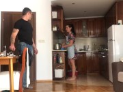 Housewife surprises her man and gets the best fuck in her ass 1/16