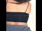 Sexy Pinay In Booty Shorts gets Filled with Thick load - Booty Shorts Fuck - ThiccCream20  3/16