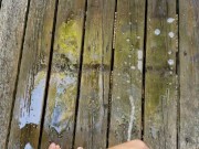 Pissing with my neighbors wife pee video  10/16