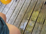Pissing with my neighbors wife pee video  7/16