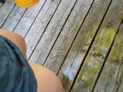 Pissing with my neighbors wife pee video  8/16