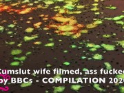 Cumslut wife fucked raw by BBCs compilation 2020 FULL VIDEO 1/16