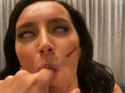 Amateur zombie slut bride sucked the sperm to the last drop 6/16
