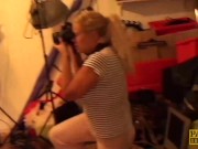 UK Babe Receives Cum In Mouth After Sex 3/16