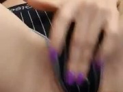 18 Year old teen, school girl masturbates until orgasm while stepbrother next dors 2/16