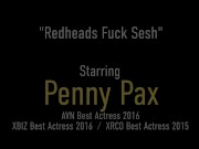 Ginger Penny Pax Spreads Her Legs For Talented Tongue Amarna Miller! 1/16