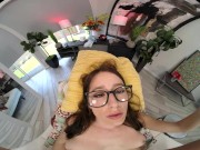 VRALLURE Busty brunette Charly Summer wishes she was riding your hard cock in virtual reality 15/16