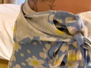 Sun dress Redhead gets a mouthful of dick while husban is away  10/16