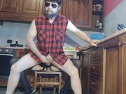 Beautiful Milf thanks her friend who fixes Her sink - Sensual pegging scene 15/16