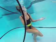 Katya Nakolkina with another girl in the pool 10/16