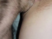 Cream pie from long Strokes Doggy style up close 7/16