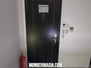 Tiny Asian spinner teen sucks and fucks her bosses huge cock 1/16