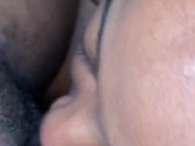 Toxic lover sucks Phat clit after huge fight 11/16