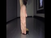 Girlfriend takes creampie at the Gloryhole 1/16