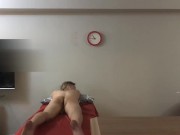 Legit Blonde Masseuse Giving in to Huge Asian Cock 1st appointment pt1 5/16