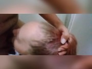 Amazing beautiful wife gagging while I facefuck her 6/16