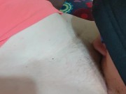 Pussy licking on the sofa 12/16