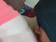 Pussy licking on the sofa 3/16