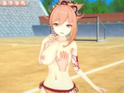 【エロゲーコイカツ！】原神 宵宮(よいみや)3DCG巨乳アニメ動画[Hentai Game Koikatsu! Genshin Yoimiya(Anime 3DCG Video)] 2/16