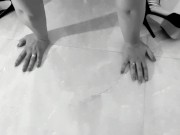 Kinktober Day 1: SEX TOYS KINK - Tied up with a dildo inside her and riding to ORGASM! 3/16