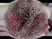 Cum on my red nylon foot! 16/16