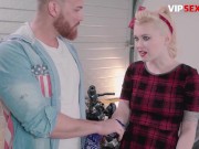 PINUPSEX - Sexy Blonde Misha Cross Fucks Her Biker Boyfriend In The Garage - VIPSEXVAULT 2/16