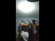 Estrenando nuevo vestido teniendo sexo 1/16