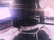 Sitting On My Big Dildo While Playing My Synth : Dollie Bear  11/16