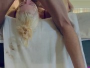 Blonde Teen Face Fuck Puke And Piss (Onlyfans @blondie_dread for personal content) 15/16