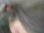 THE SUCKENING - Zombie Girl Sucks A Cock POV - Risky Public Outdoor Blowjob Ends w Oral Creampie 16/16