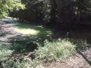 THE SUCKENING - Zombie Girl Sucks A Cock POV - Risky Public Outdoor Blowjob Ends w Oral Creampie 2/16