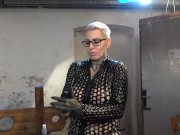 Leder Domina entjungfert Sklave ANAL !!! 2/16