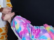 Давлюсь от глубокой глотки, ведь его член огромный 16/16