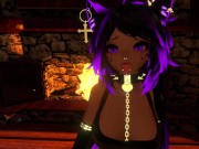 Spicy Catgirl takes care of you on your winter vacation (POV, Countdown) 3/16