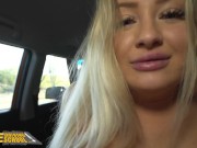 FakeDrivingSchool Stunning Blonde with Perfect Natural Tits 12/16