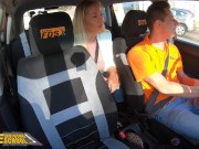 FakeDrivingSchool Stunning Blonde with Perfect Natural Tits 5/16