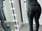 Gothic Girl Deep Sucking and Doggy Fucking after a Rock Concert 2/16