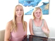 Sirena & Anna genießen ein lustvolles Dildo-Date 2/16