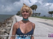 Hot Blonde Bares All In Risky Public Spots 12/16