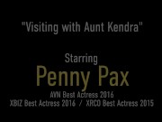 Cute Babe Penny Pax Learns How To Cum With Her Ginger Aunt Kendra James! 1/16