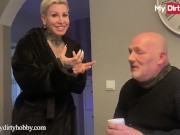 MyDirtyHobby - Horny Housewife Cat Coxx Gives Her Husband A Sloppy Blowjob 3/16