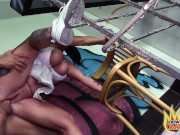 PublicSexDate - Tattooed Milf Fucks Blind Date in Abandoned Building 11/16